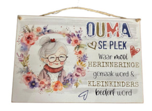 Ouma se plek hangbord