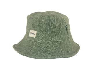 Hemp Hat Bucket Classic Design Green Color