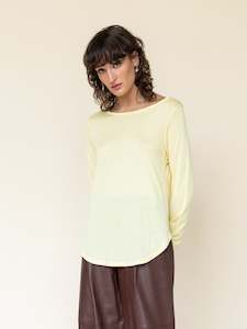 Lemon Knit Top