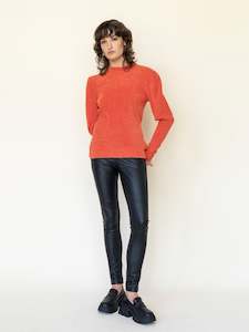 Knit Jumper with Juliet Sleeve in Tiger