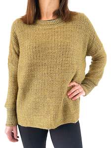 Chartreuse Knit Jumper