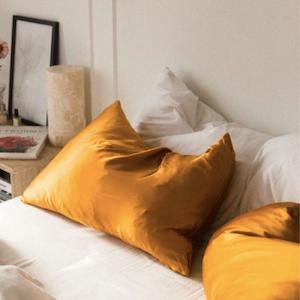 Silk Pillowcase in Marigold