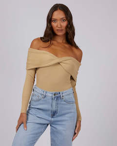 Clothing: Livia Top - Oat