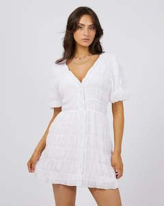 Clothing: Maude Mini Dress - White