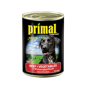 Primal Dog Food Beef & Vegetable 390g