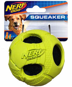 Store-based retail: Nerf Tennis Ball Rubber Wrapped Squeaker 5cm