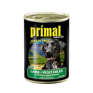 Store-based retail: Primal Dog Food Lamb & Vegetable 390g