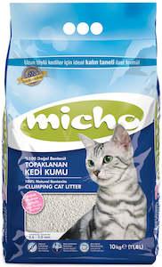 Micho Clumping Cat Litter (Scented - Baby Powder) - 8.8L