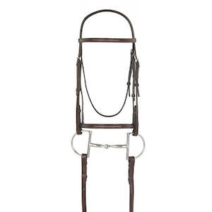 Store-based retail: Camelot Raised Fancy Stitch Snaffle Bridle