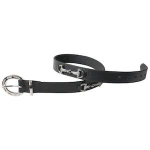 Enzo Leather Belt w/Diamante Bit