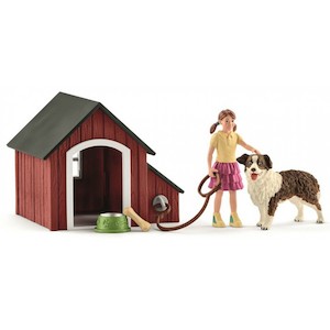 Schleich Dog Kennel Set