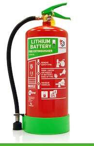 Fire Extinguishers: FIREBLOCK LITHIUM GEL 9 L FIRE EXTINGUISHER