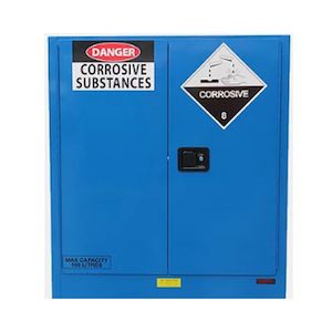 Metal furniture: 160L Corrosive Class 8 Cabinet