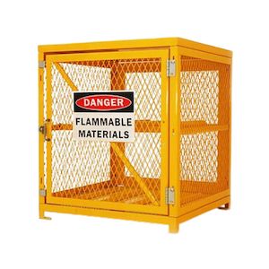 Metal furniture: Gas Bottle Storage Cage – Small