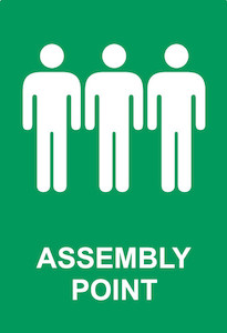 Assembly Point (PVC) safewise