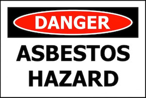 Workplace health and safety: Danger Asbestos Hazard safewise