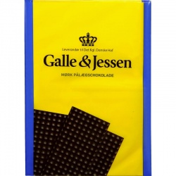 Galle & Jensen Dark Chocolate Slices Pålægschokolade