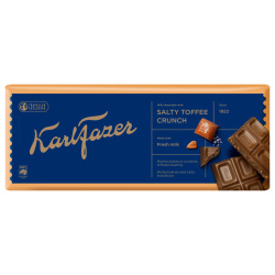 Karl Fazer Salty Toffee Crunch Milk Chocolate XL