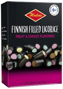 Halva Sweet Fruit & Choco Filled Licorice