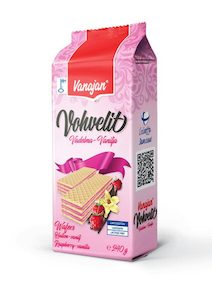 Vanajan Raspberry Vanilla Wafers BB 01/12/2024