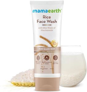 MAMAEARTH Rice Water Face Wash with Niacinamide | Gentle Exfoliating Cleanser fo…