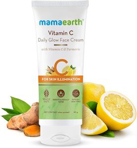 Mamaearth Vitamin C Daily Glow Face Cream | for Skin Illumination with Turmeric …