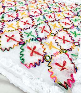 Chiffon based beautiful Phulkari Dupatta