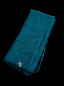 Crystal Teal colour Satin Silk beautiful soft fabric(Per meter) 112cm width