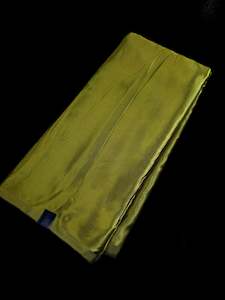 Mehndi (henna Green) colour Satin Silk beautiful soft fabric(Per meter) 112cm width