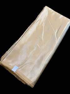 Cream Gold colour Satin Silk beautiful soft fabric(Per meter) 112cm width