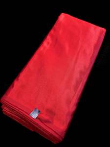 Red colour Satin Silk beautiful soft fabric(Per meter) 112cm width