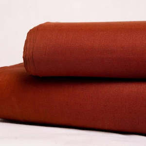 Dark Copper Colour Pure Full Voile Turban Fabric ($5 Per Meter)