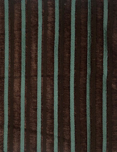 Stbolan-1-04 Brown Velvet/Elegant Sliky Teal /Multi Stripe Textured Chenille st-bolan-1995