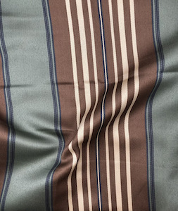 Stbolan-1-03 Beige/Brown/Teal/Blue/Multi Stripe Taffeta/Satin Woven Decorating F…