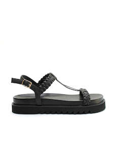 T-Bar Braided Sandal