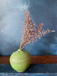 Kitchenware wholesaling: Round Vase | Rough Green  | Glazed