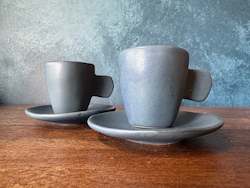 Matt blue Coffee Set