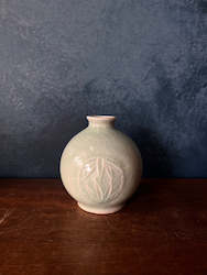 Elegant Green Celadon Vase no.10