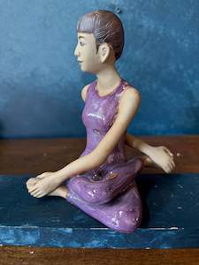 Yoga Girl Figure l Kinyo Glazed