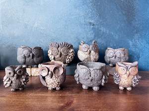 Owls Family Planter