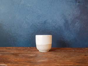 Small White Speckle Cup - I