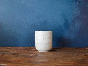 Kitchenware wholesaling: White Speckle Cup - II