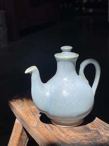 Matt Grayish glazed Jug with lid