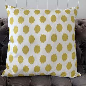 Linen - household: Light Mustard Cotton Cushion