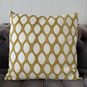 Linen - household: Mustard Textured Cotton Cushion Cover