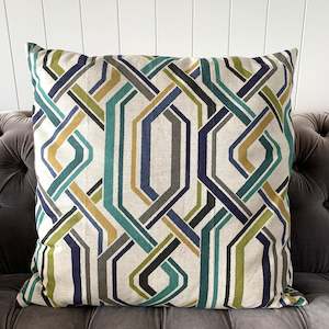 Linen - household: Geometric Cotton Cushion Cover