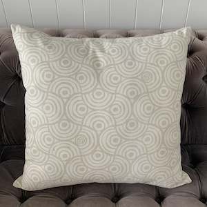 Beige & Cream Cotton Cushion Cover