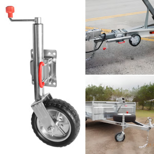 Electronic goods: 10'' Jockey Wheel 900kg 2000LBS Swing Up Solid Caravan Trailer Boat Heavy Duty