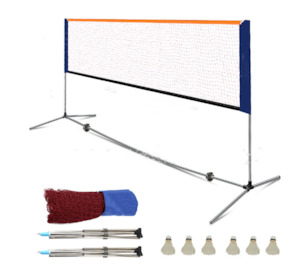 Electronic goods: Portable Badminton Net Set 6.1m + Balls