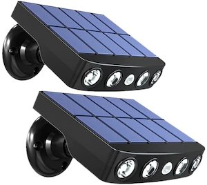 Electronic goods: 2PCS Solar Security Light with Motion Sensor